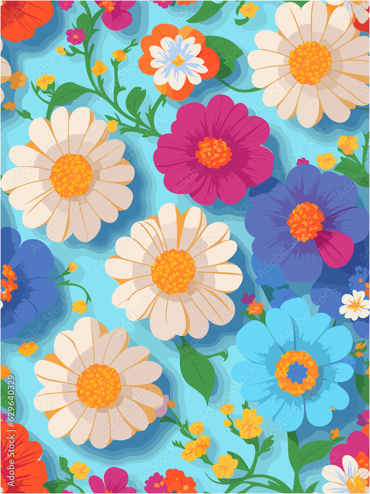 seamless floral pattern seamless floral pattern