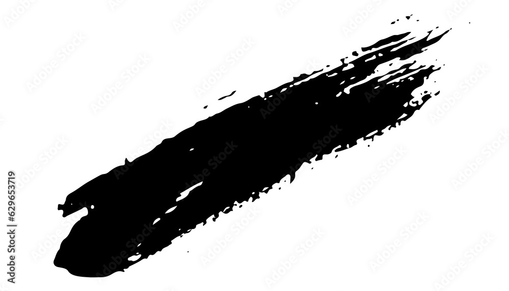black staine brush, grunge banner, hand drawn splash. Grunge badge brush, hand drawn black black staine brush, grunge banner, hand drawn splash. Grunge badge brush, hand drawn black