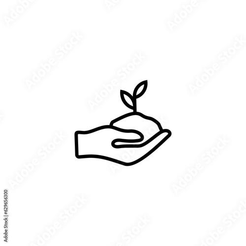 plant and garden icons and backgrounds
