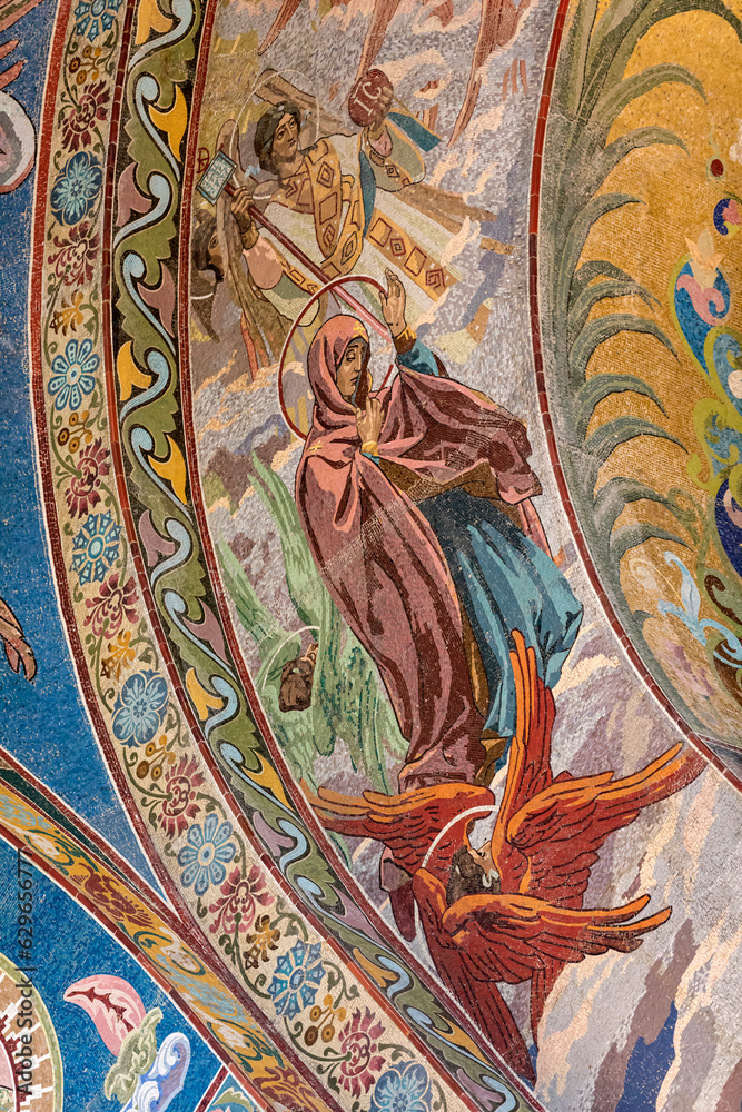 Virgin Mary. Mosaic