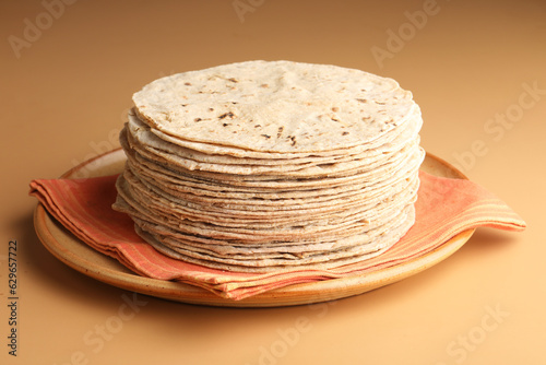 Roti or chapati or Indian bread made from wheat