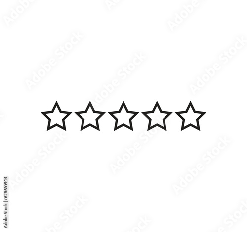 Star icon gold colour. eps vector. 2 star, 3 star, 4 star, 5 star, single star, star rating icon design.