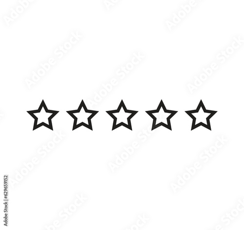 Star icon gold colour. eps vector. 2 star, 3 star, 4 star, 5 star, single star, star rating icon design.