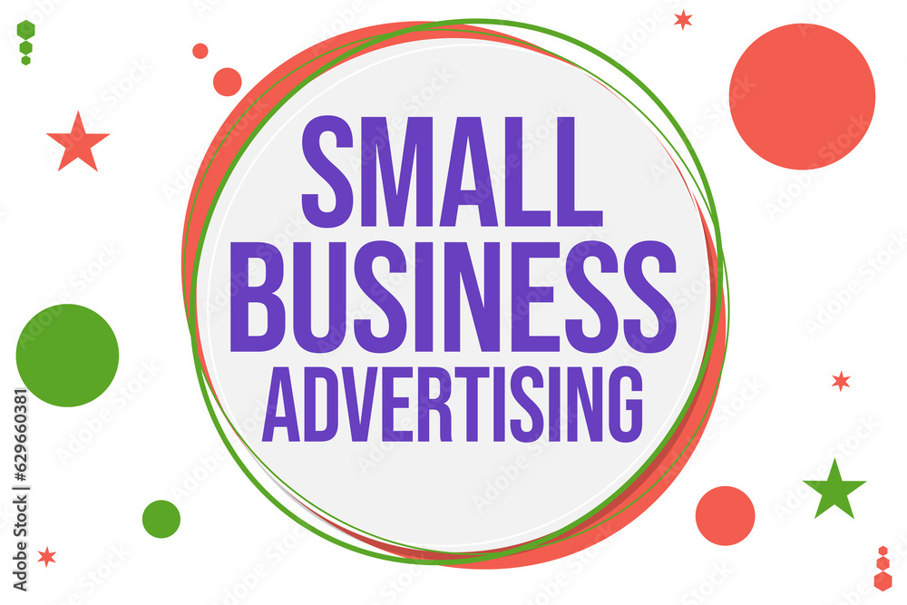 Promoting Small Businesses concept Background. Small business Saturday backdrop multi color design.