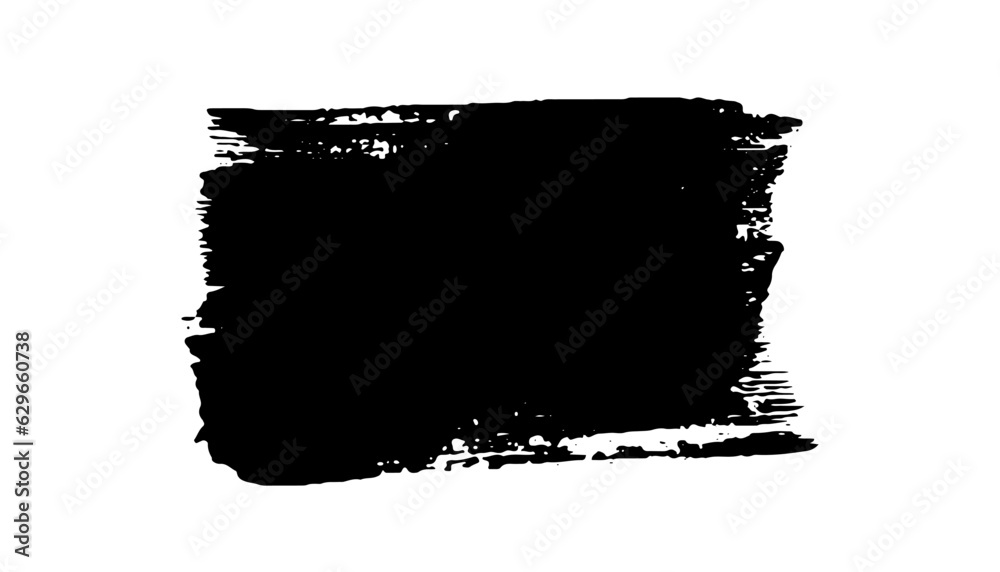 black staine brush, grunge banner, hand drawn splash. Grunge badge brush, hand drawn black black staine brush, grunge banner, hand drawn splash. Grunge badge brush, hand drawn black