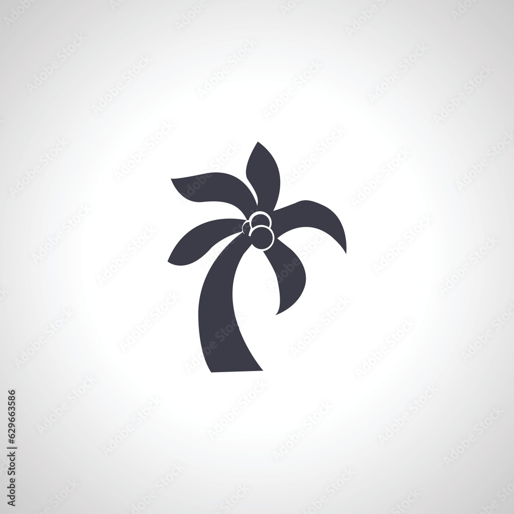 palm tree icon. palm isolated icon palm tree icon. palm isolated icon