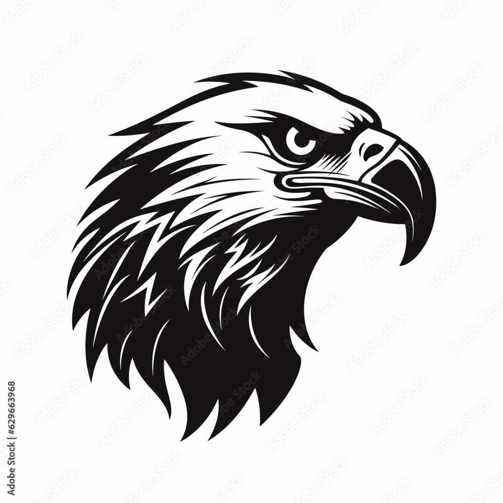 Obraz premium bird eagle vector illustration logo best tor your design t-shirt tattoo