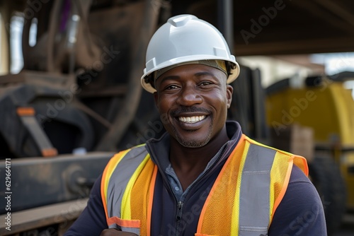 black construction partners posing for the camera
