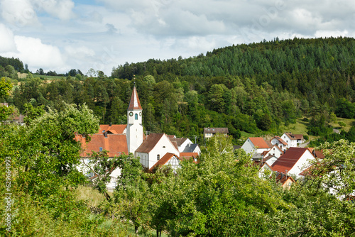 Oberschmeien Ortsteil der Stadt Sigmaringen (Hohenzollern) auf der Schwäbischen Alb photo