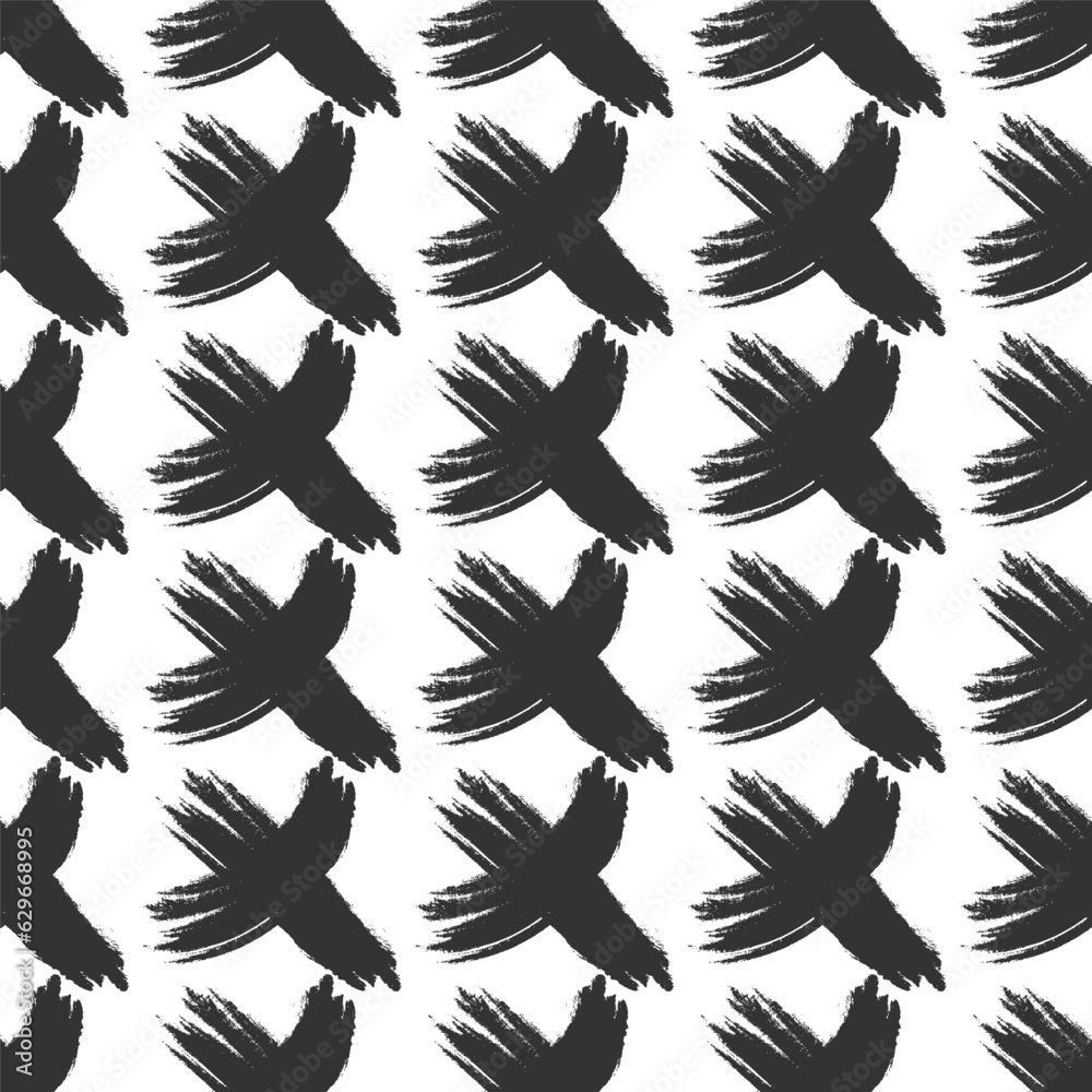 Obraz premium Seamless background of intersecting paint strokes for packaging design, printing and texture