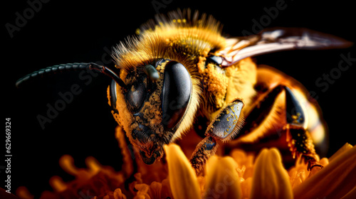 bee on flower © PolacoStudios