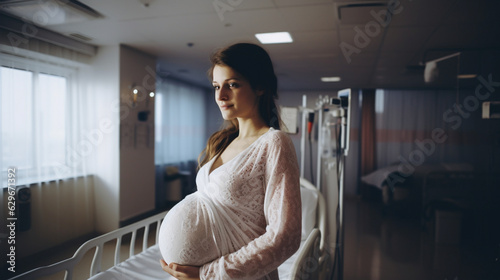 Expectant Mother in the Hospital photo