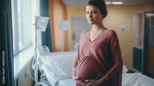 A Pregnant Woman in the Hospital photo