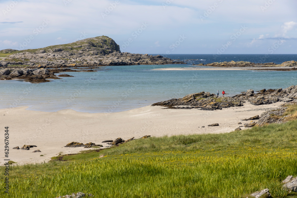 South Western Colonsay beaches on Colonsay, an island in the Inner Hebrides of Scotland. It is about 15 miles south of the Isle of Mull.