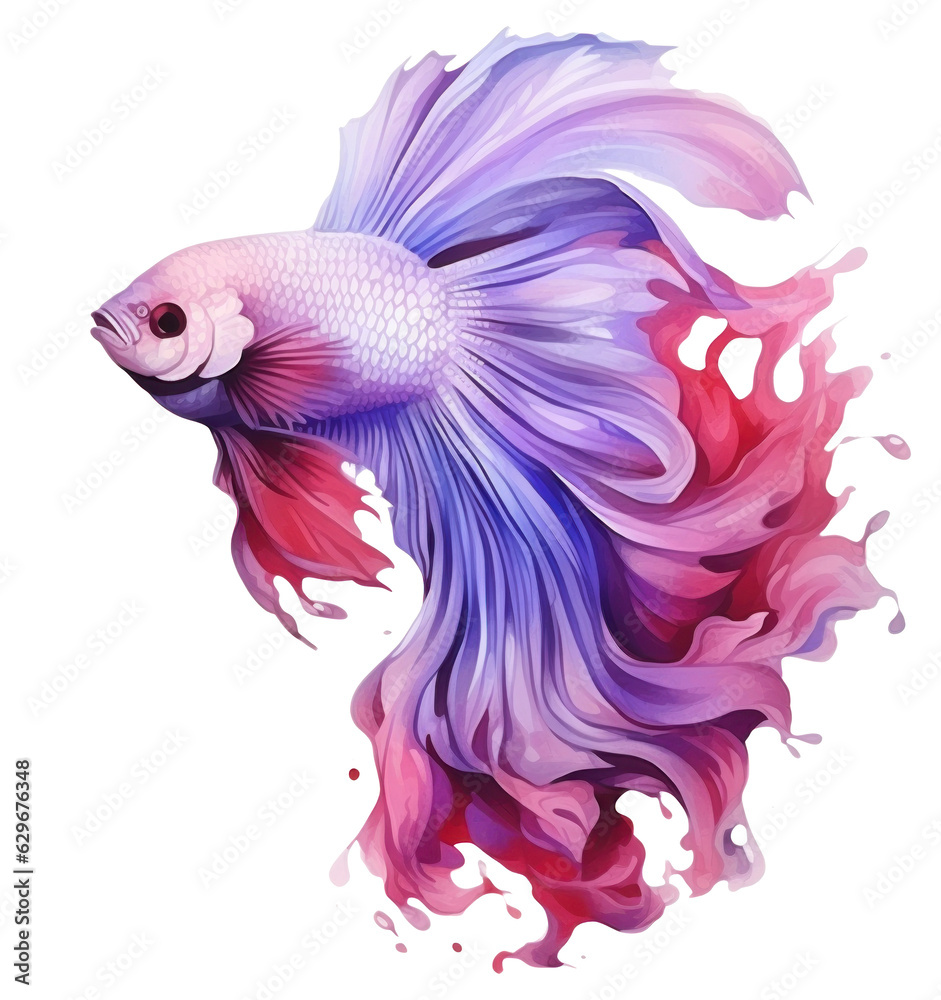 Beautiful siamese fish isolated Beautiful siamese fish isolated
