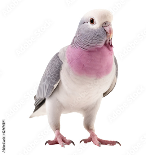 Grey parrot isolated