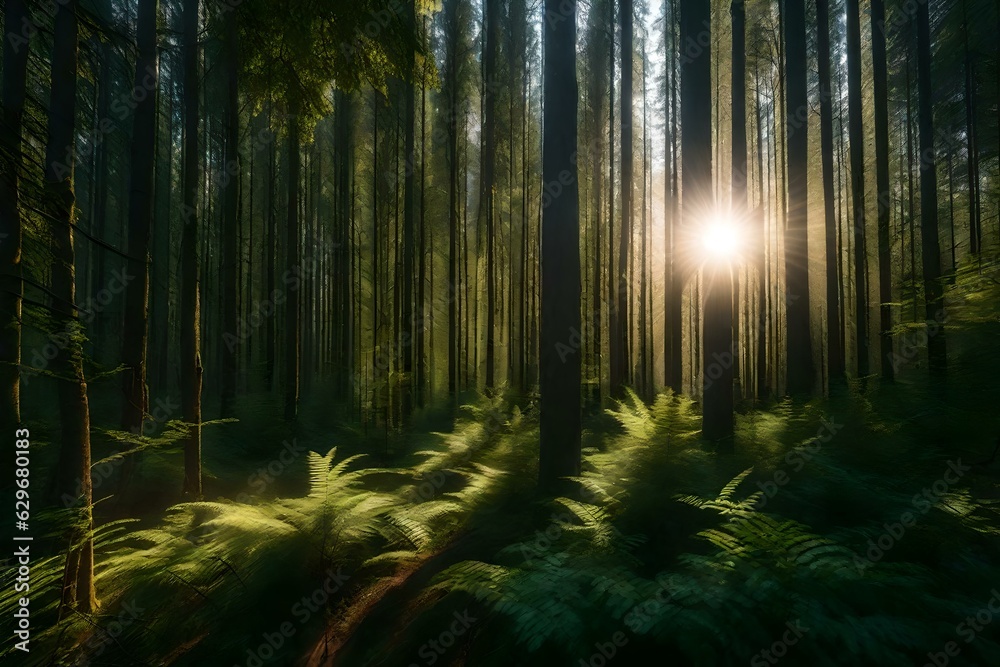 Fototapeta premium rays of light