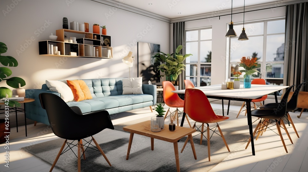 modern with neutral color living room, cozy ambient, stylish modern with neutral color living room, cozy ambient, stylish