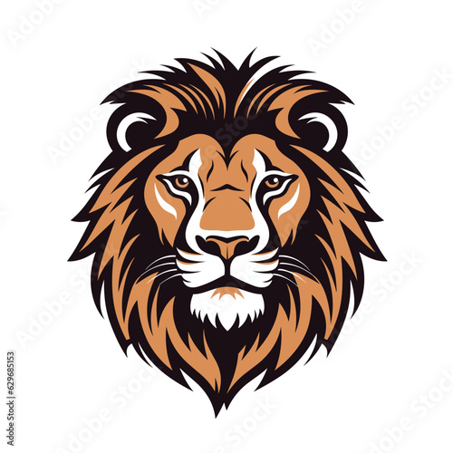 Vector logo lion  lion icon  lion head