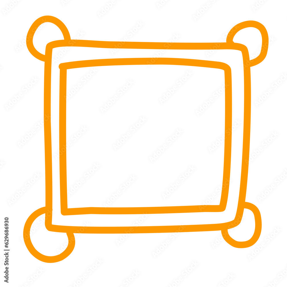 hand drawn photo frame hand drawn photo frame