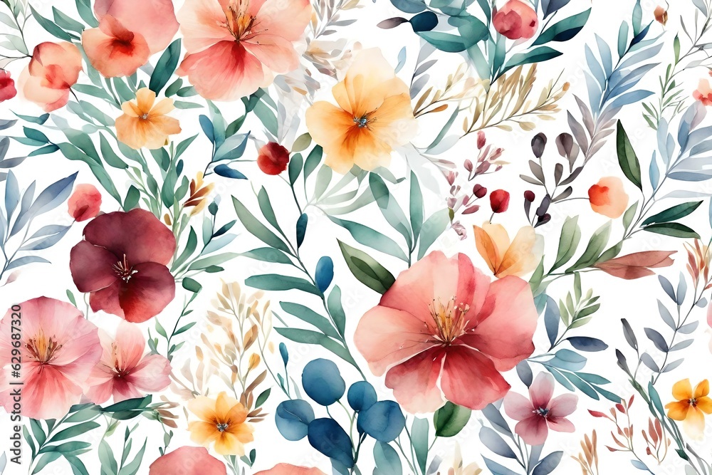 seamless floral background