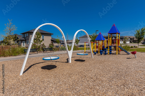 Kershaw Park in the city of Saskatoon, Canada photo