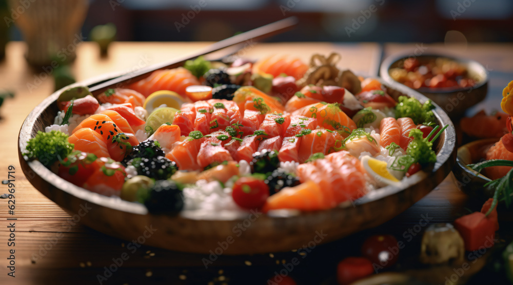 Chirashi Sushi Bowl Chirashi Sushi Bowl