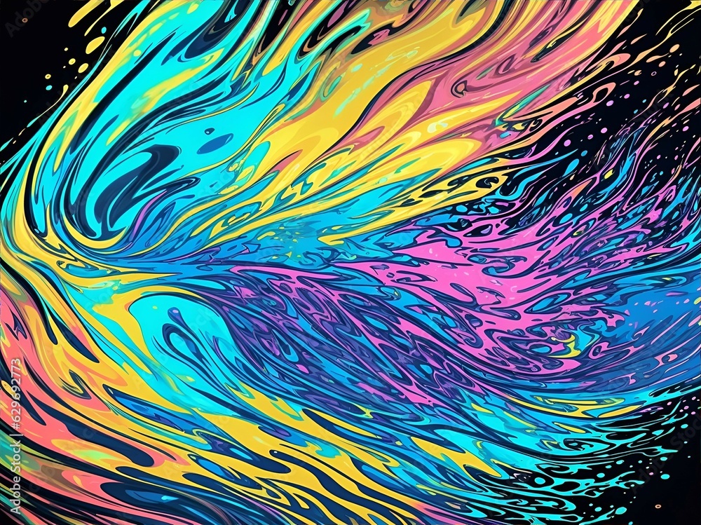 Obraz premium Abstract watercolor background. AI generated illustration
