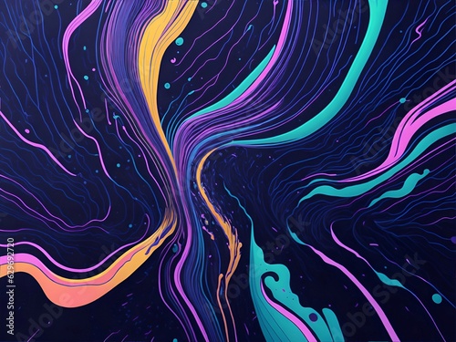 Abstract watercolor background. AI generated illustration
