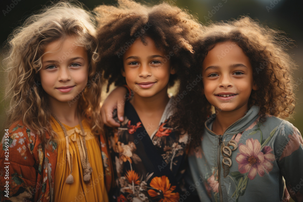 Children from different ethnic backgrounds enjoy together in a field, demonstrating that diversity is a strength and not a weakness Children from different ethnic backgrounds enjoy together in a field, demonstrating that diversity is a strength and not a weakness