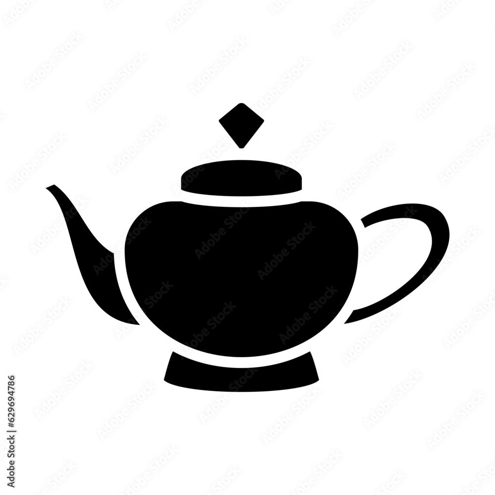 Obraz premium Teapot Icon Style