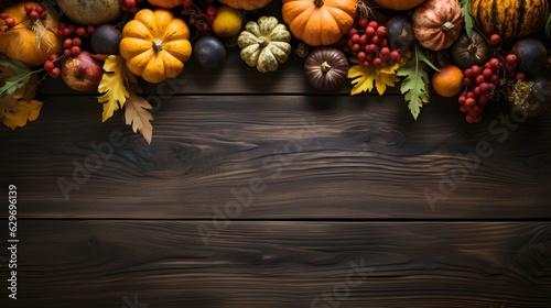 Harvest Blessings: Thanksgiving Top-Down Template