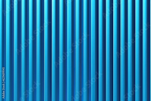 Lively Skyward Streaks: Bright Blue Vertical Stripes (Generative AI)