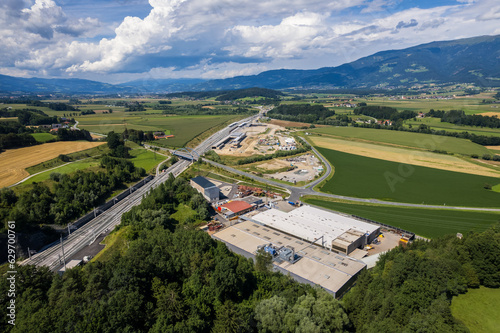 Koralmtunnel Baustelle in St. Paul im Lavanttal photo