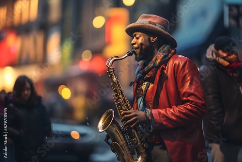 Soulful Saxophone  Captivating City Performance