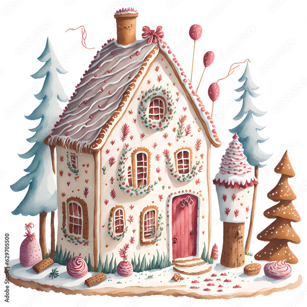 Christmas cake house PNG Design, Can be used for the logo, t-shirt design, posters, banners, greetings, print design, generative ai
Christmas cake house PNG Design, Can be used for the logo, t-shirt design, posters, banners, greetings, print design, generative ai