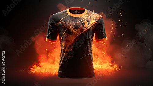Soccer jersey design for sublimation photo