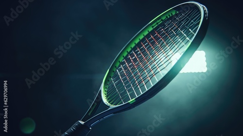 tennis racket and ball © Pale