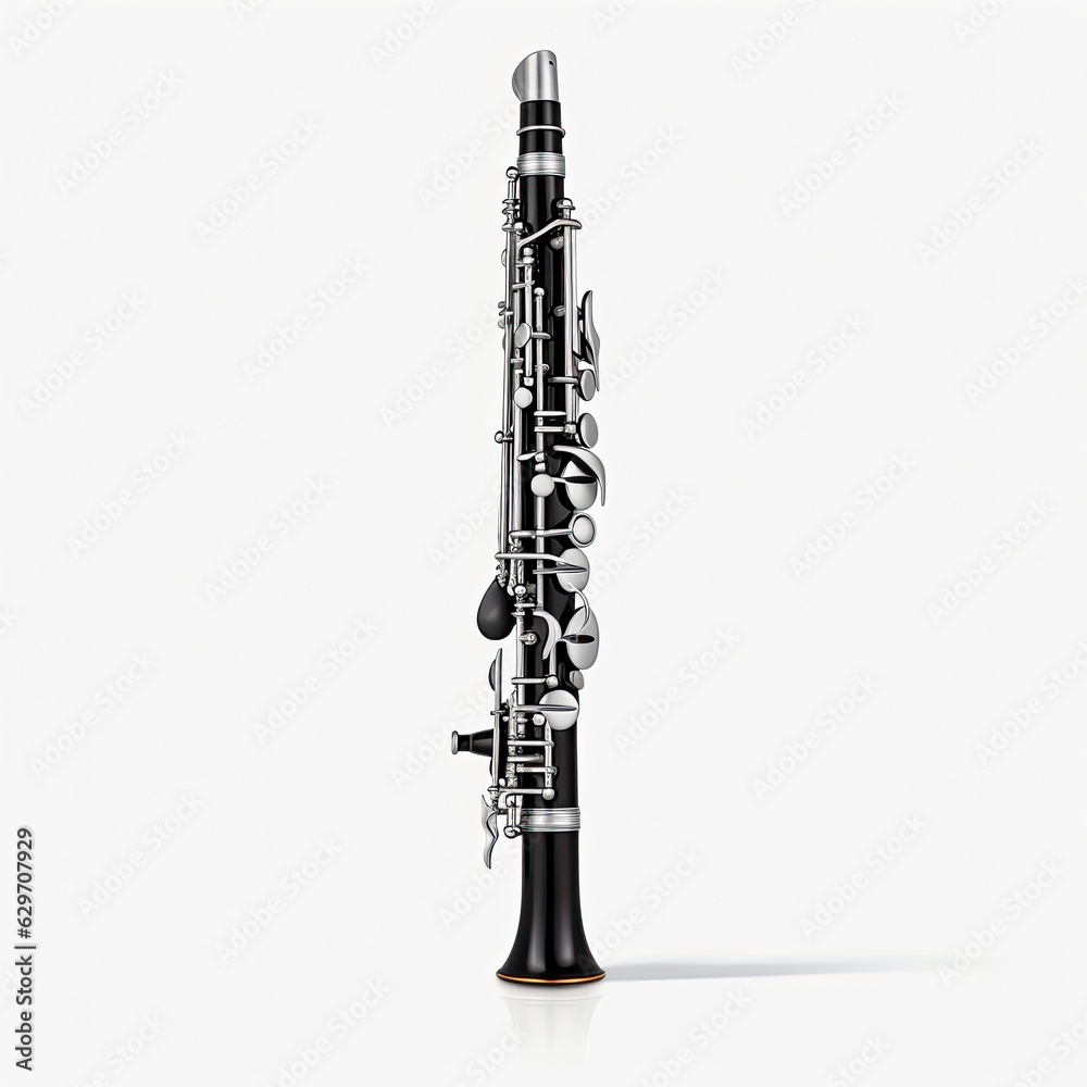 Clarinet saxophone isolated on white background Clarinet saxophone isolated on white background