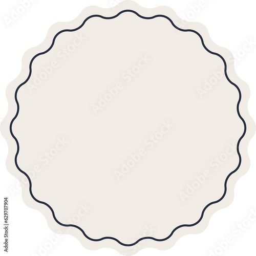 Vintage banner retro style frame border clip art element victorian style.