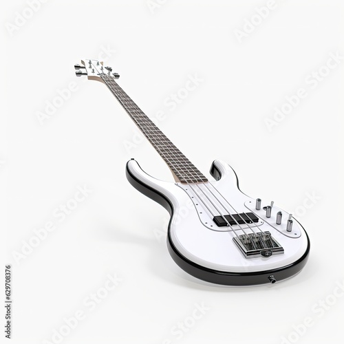 electric guitar isolated on white © Pale