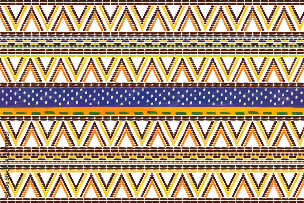 Hand drawn abstract seamless pattern, ethnic background, simple style - great for textiles, banners, wallpapers, wrapping - vector design Hand drawn abstract seamless pattern, ethnic background, simple style - great for textiles, banners, wallpapers, wrapping - vector design