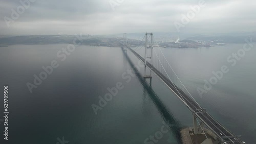 Wallpaper Mural aerial suspension bridge Torontodigital.ca