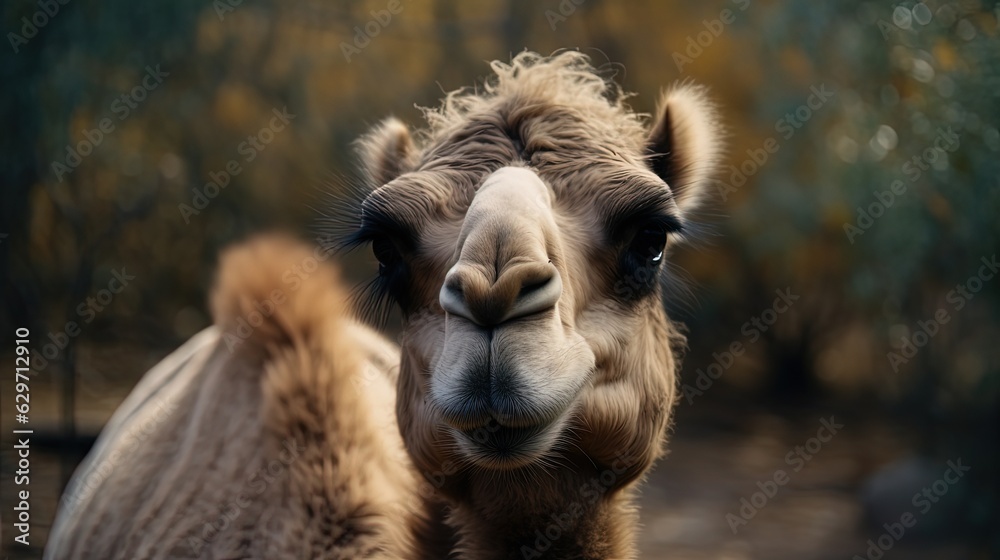 Camel. Close-up Generative AI