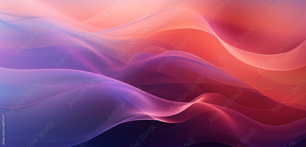 Fototapeta premium abstract background with waves, Generative AI