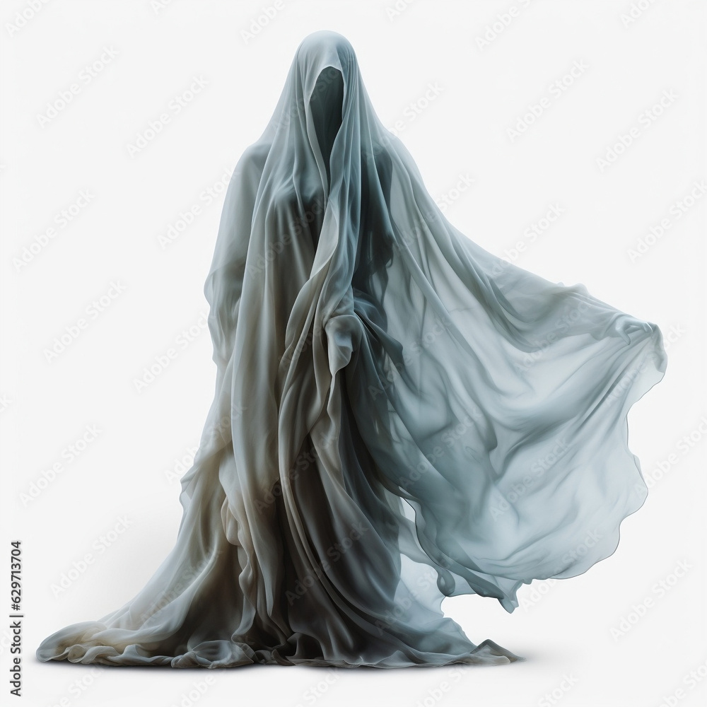 Ethereal specter floating in solitude Ethereal specter floating in solitude