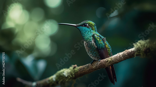 hummingbird in flight