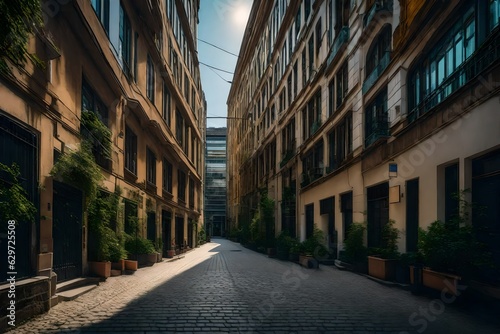 narrow street © Zeeshan Qazi