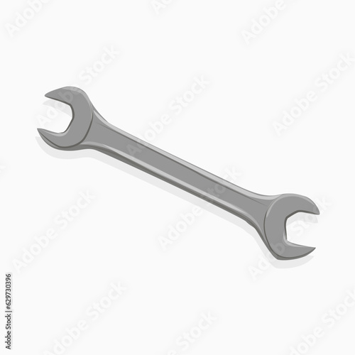 wrench tool isolated on white background