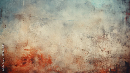 abstract vintage background with rust spots. Generative Ai. 